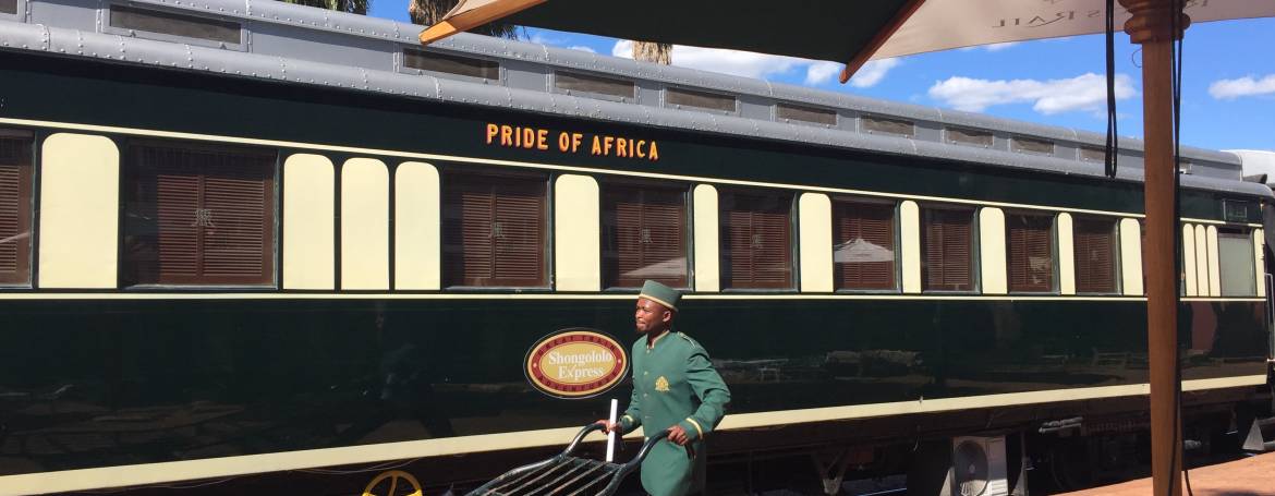 All aboard the Shongololo Express luxury train