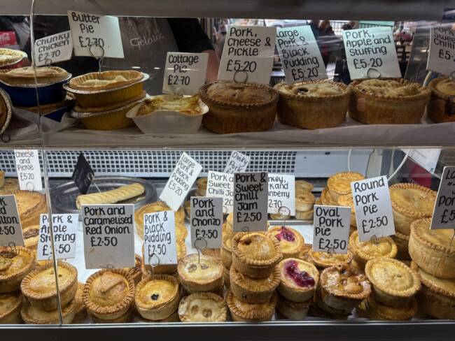 more pies, bury market